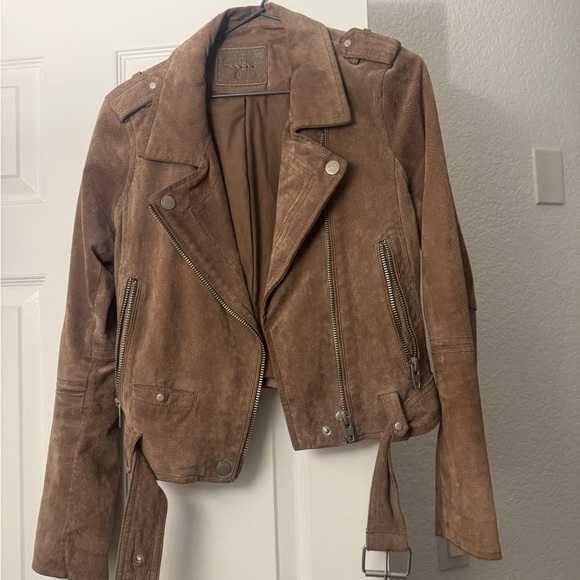 Blank NYC Suede Jacket in French Taupe size M - Picture 3 of 7